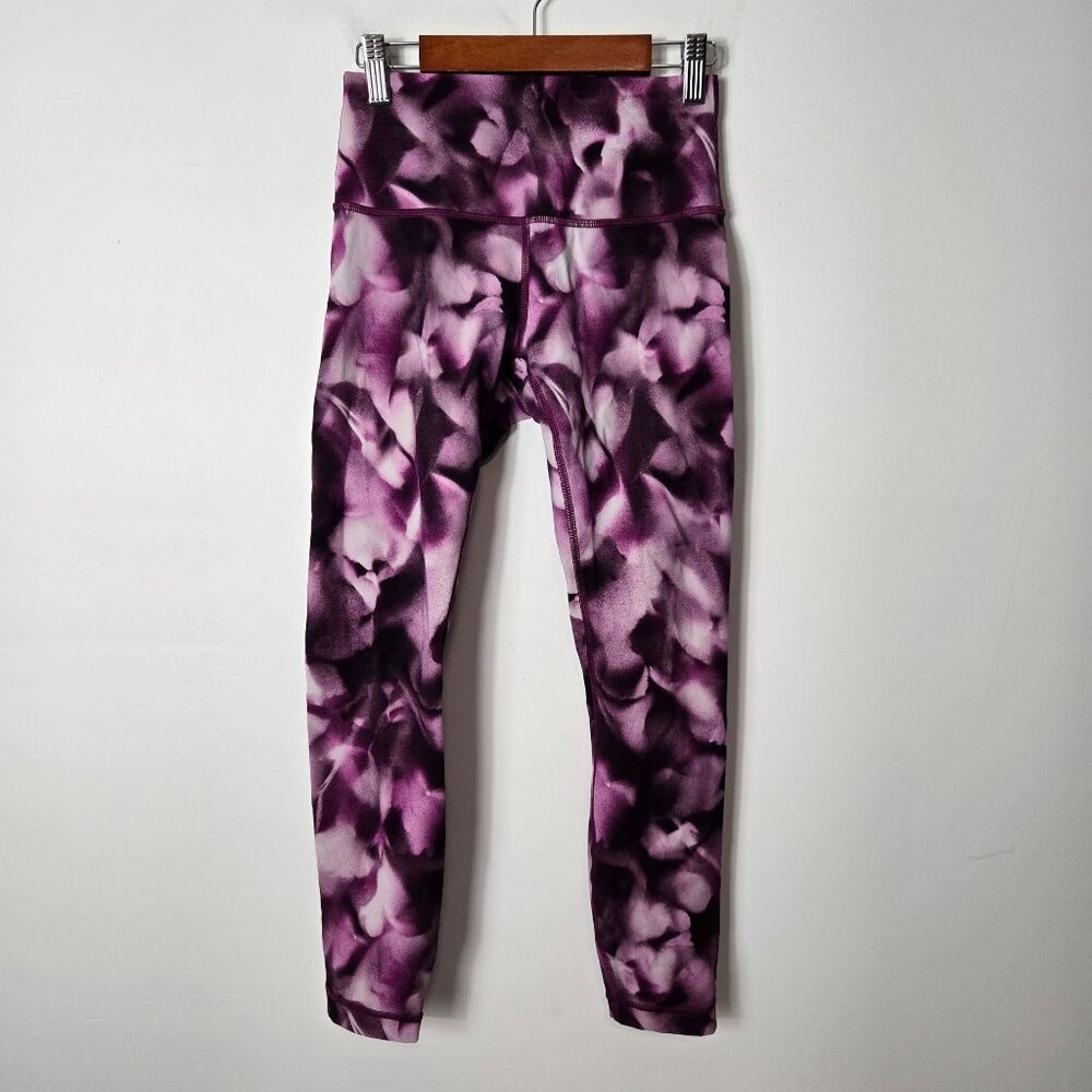 Lululemon Size 4 Wunder Under Hi-Rise 7/8 Tight 25" Leggings Blush Blossom